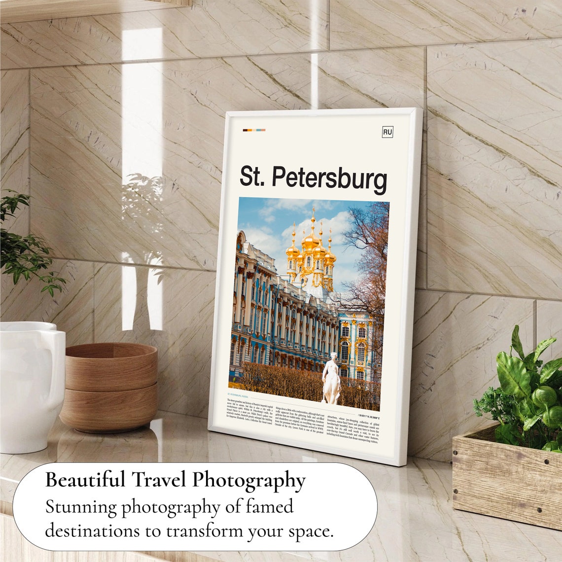 St Petersburg Poster St Petersburg Wall Art St Petersburg Print St Petersburg Art Print St Petersburg Travel St Petersburg Photo - Image 4