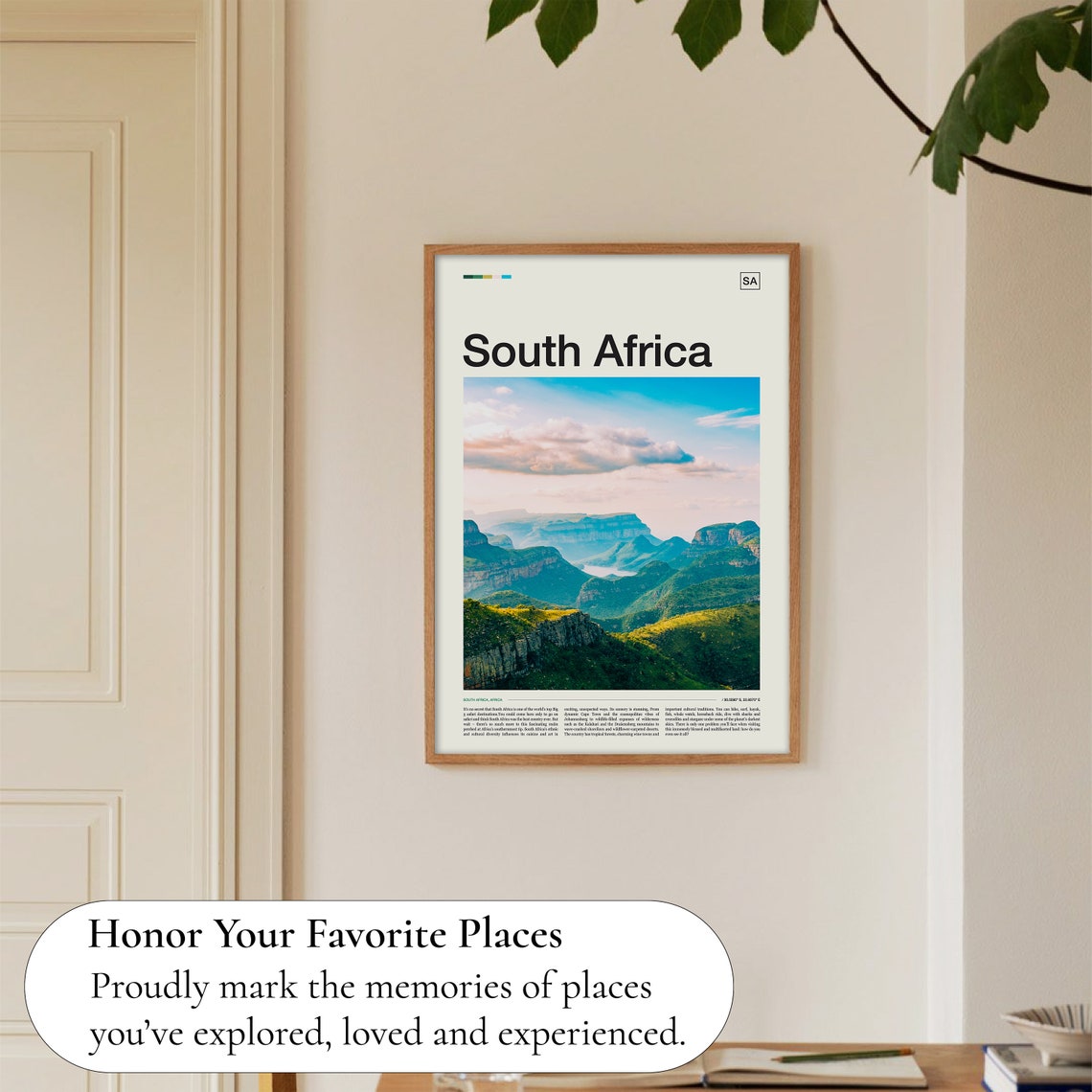 South Africa Print South Africa Poster South Africa Wall Art South Africa Art Print South Africa Artwork South Africa Photo - Image 5