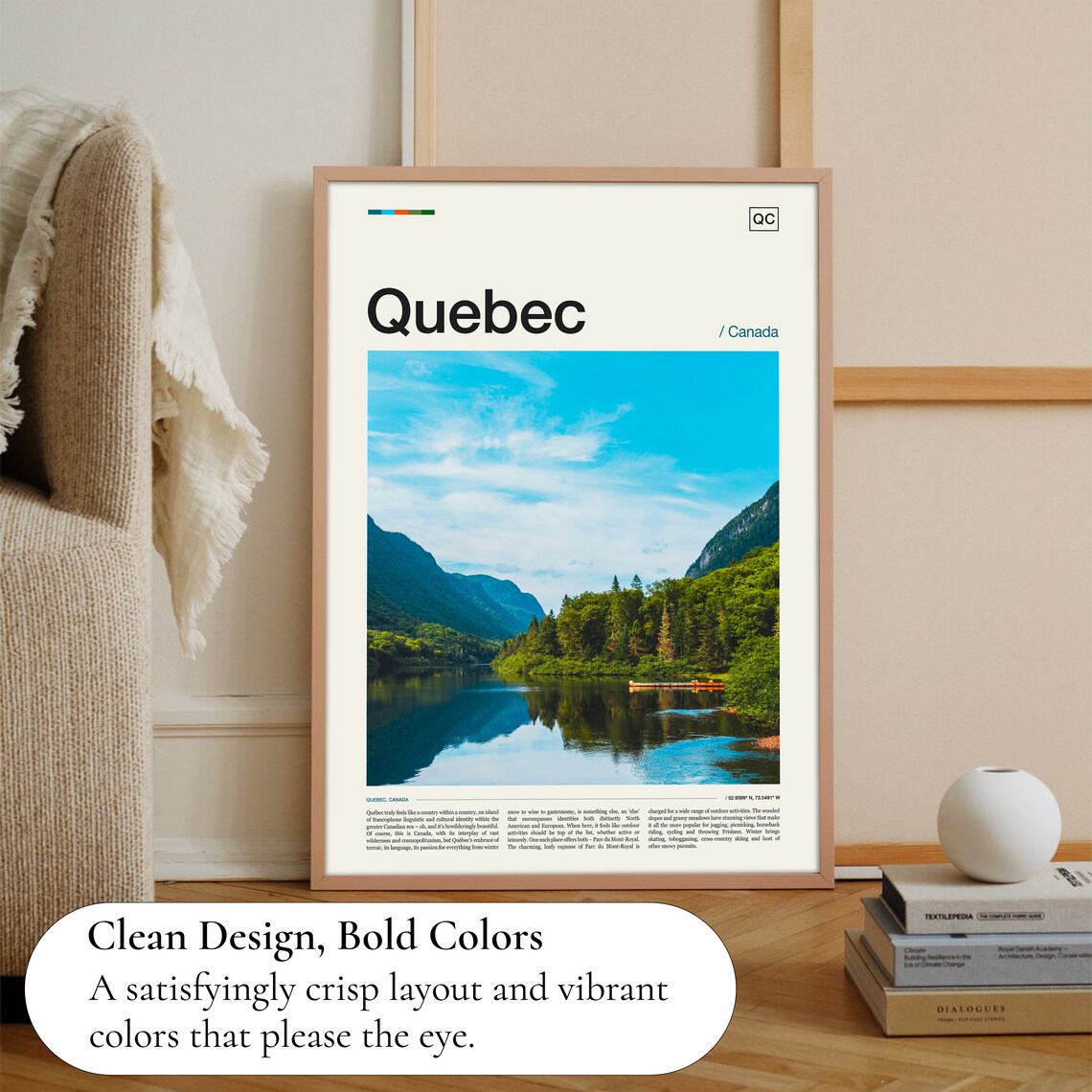 Quebec Canada Travel Poster - Image 3