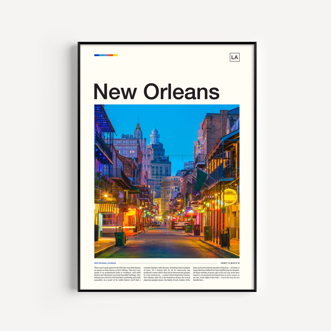 New Orleans Art New Orleans Skyline New Orleans Photo French Quarter Print Louisiana Art New Orleans Gift Louisiana Poster