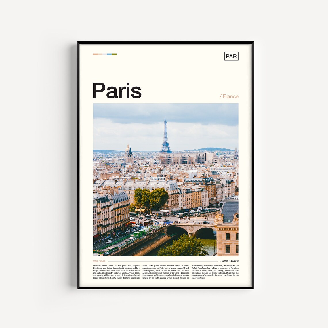 Paris Photography France Poster