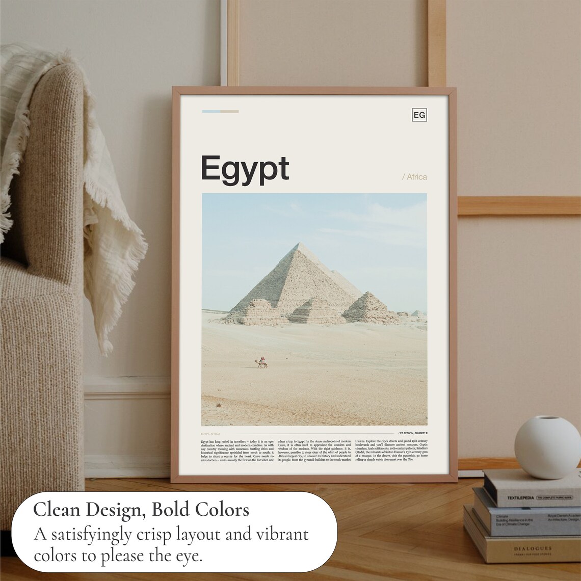 Egypt Travel Poster, World & Cultural Art - Image 3