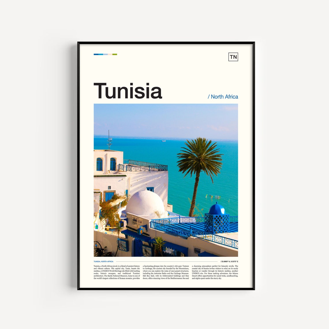 Tunisia Print Tunisia Poster Tunisia Wall Art Tunisia Art Print Tunisia Photo Tunisia Artwork Tunisia Photography Tunisia Travel