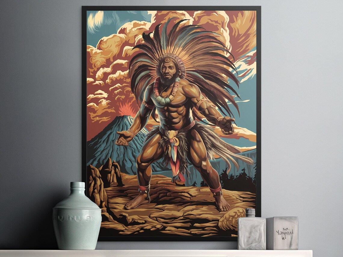 Afro Cuban Orishas Art Print, Yoruba Mythology - Image 2