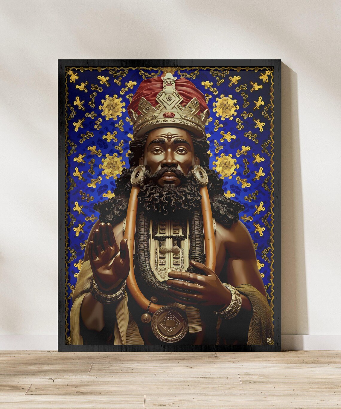 Yoruba Orisha Art Print, Spiritual Cultural Decor
