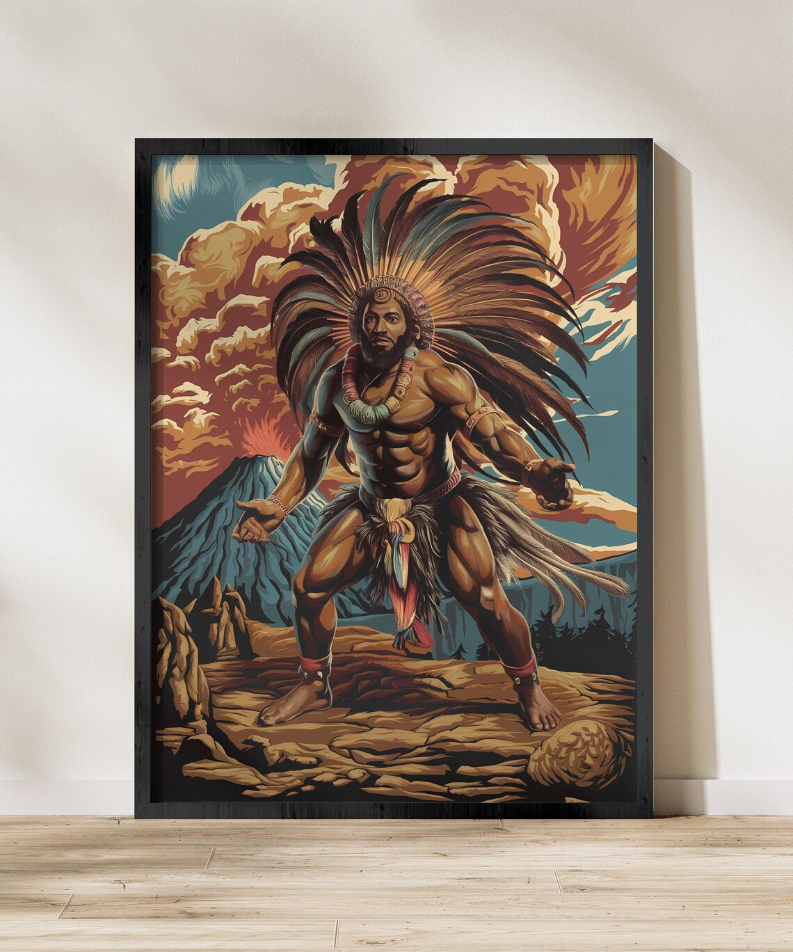 Afro Cuban Orishas Art Print, Yoruba Mythology