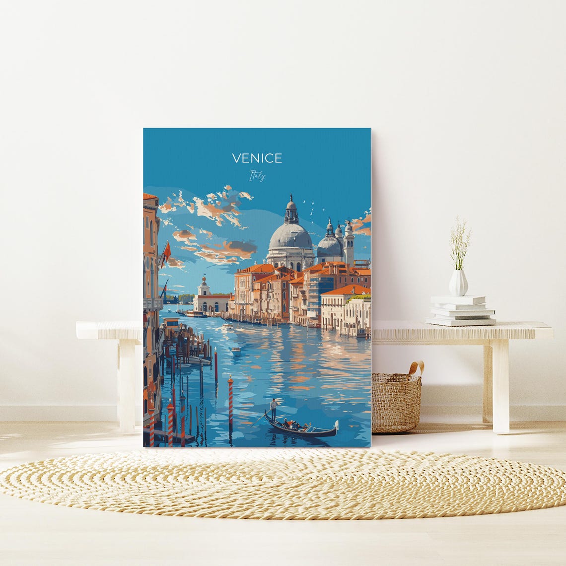 Venice Travel Poster Wall Art Travel Print Of Venice Italy City Art Venice Art Lovers Gift Wall Art Print - Image 2