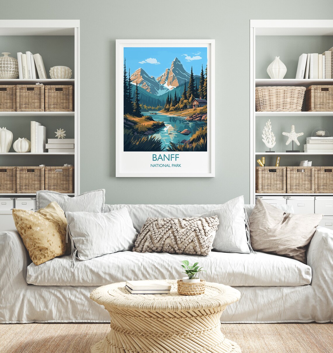 Banff Travel Poster, Banff National Park Canada - Image 3