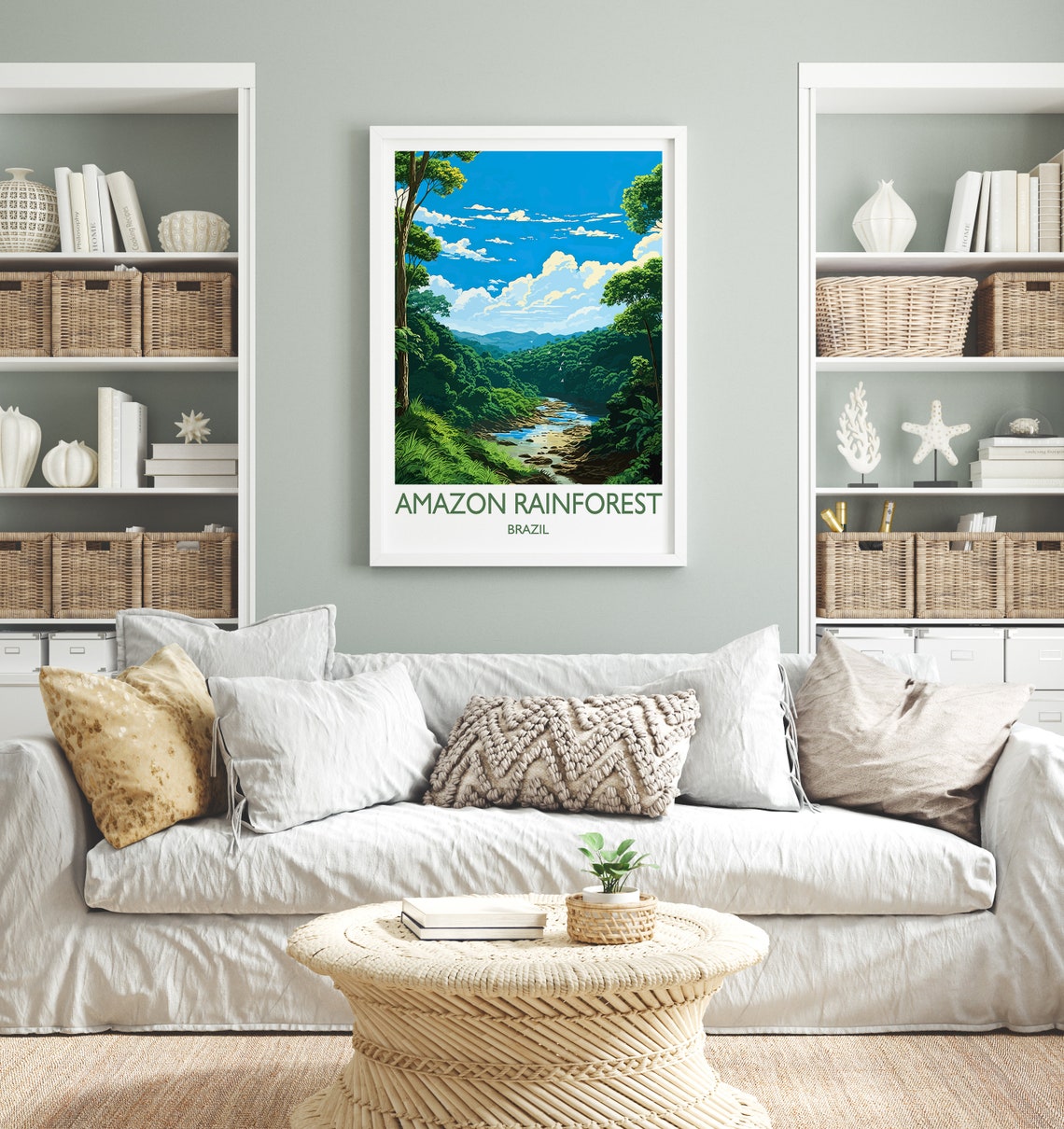 Amazon Rainforest Poster Travel Print Of Amazon Rainforest Brazil Travel Gift - Image 4