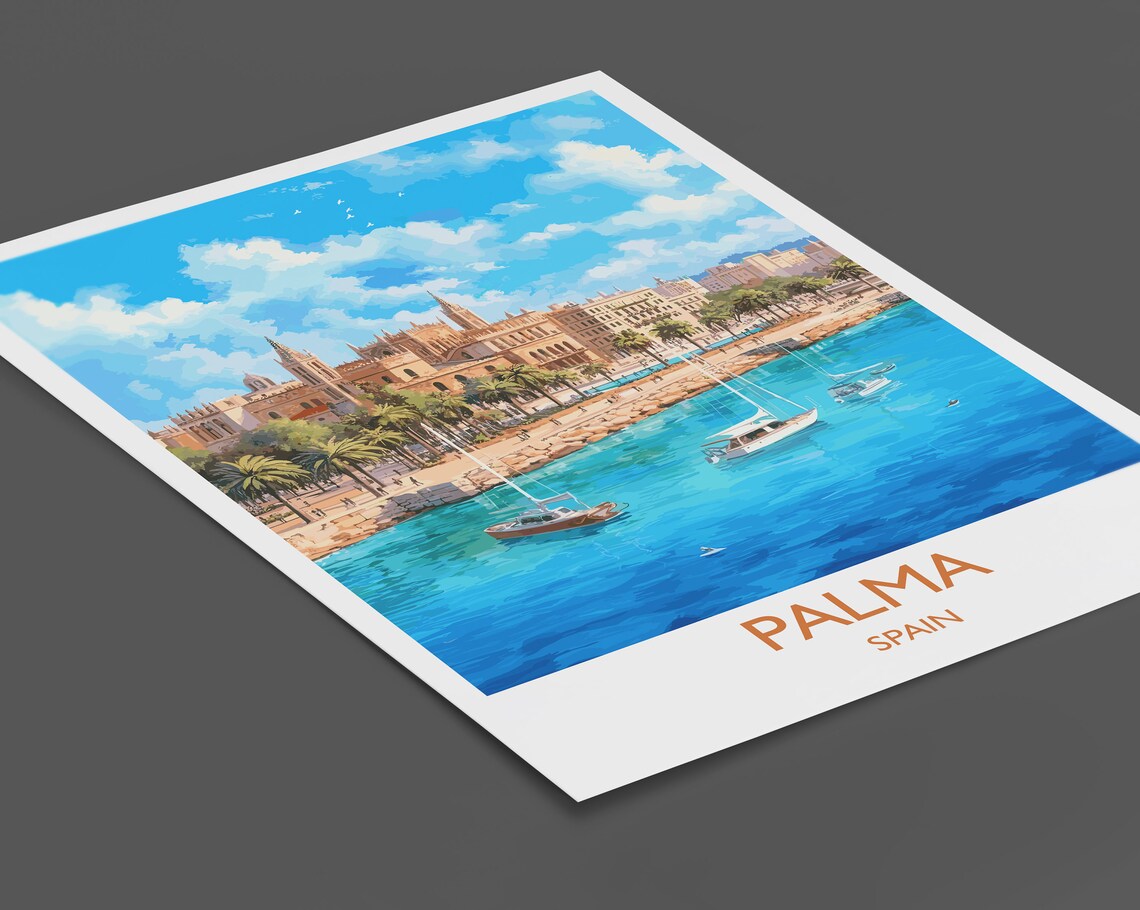Palma, Spain Travel Poster, Palma Art Print - Image 2