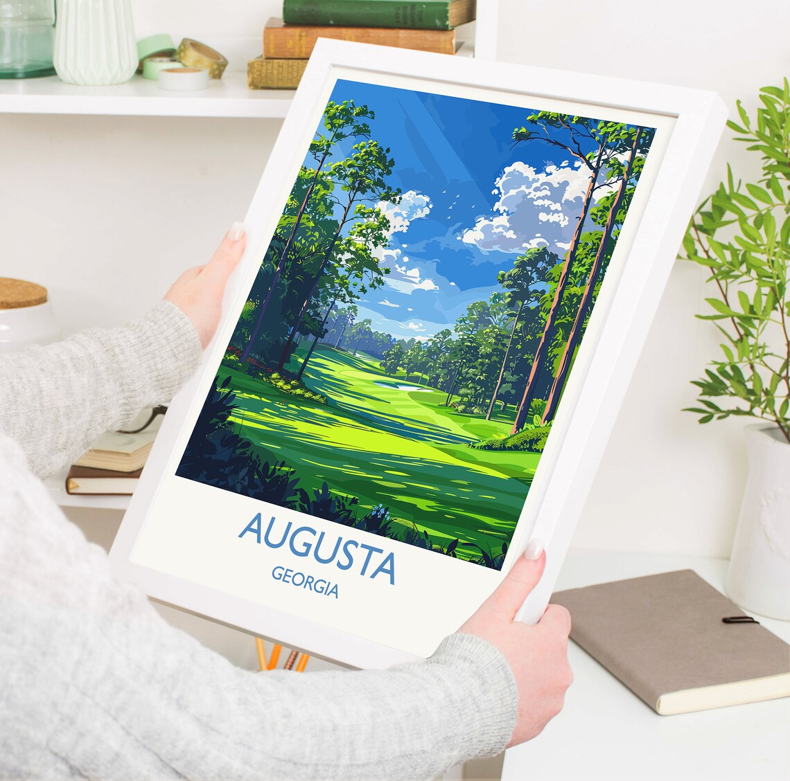 Augusta National Travel Poster, Golf Course - Image 5