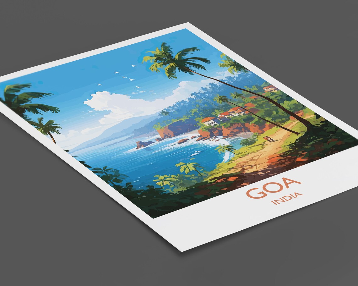 Goa Travel Poster, Goa India Travel Print - Image 2