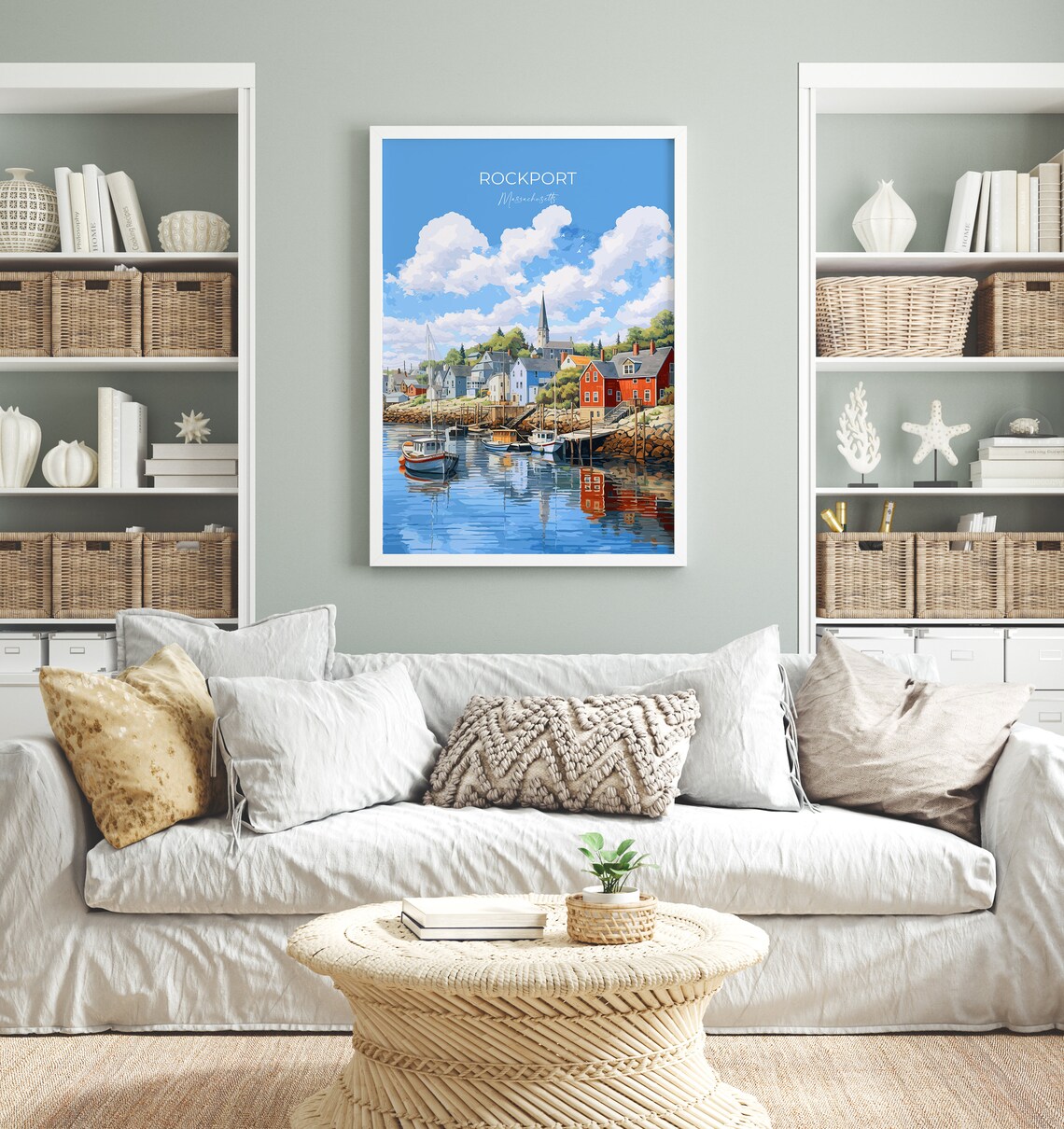 Rockport Massachusetts Travel Poster Print - Image 2
