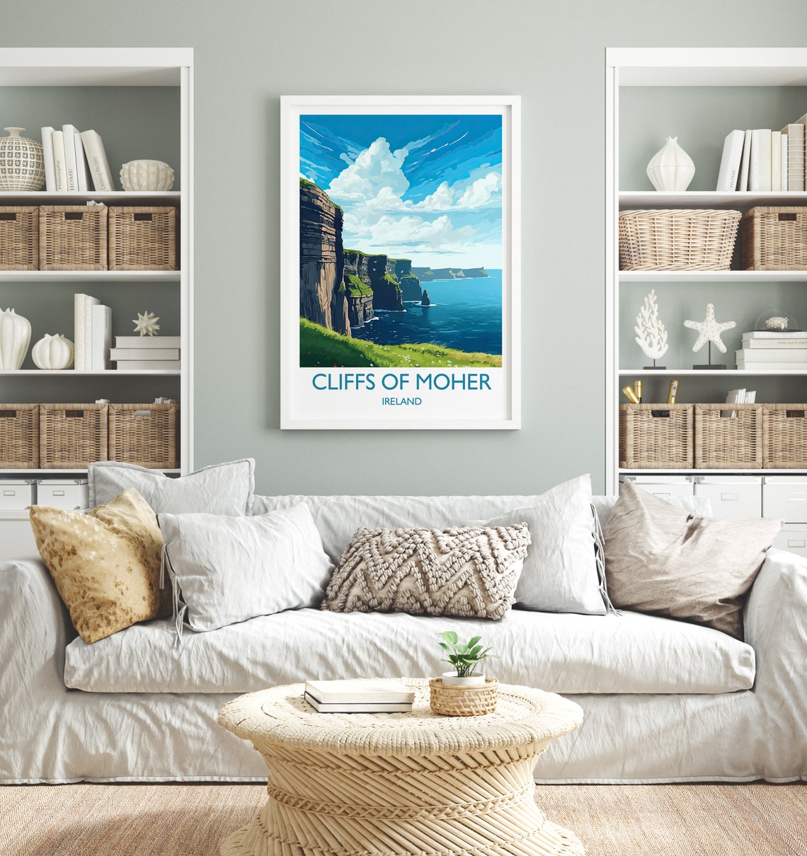 Cliffs of Moher Ireland Towering Sea Cliffs Ocean Travel Poster - Image 4