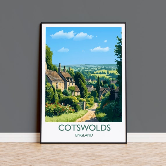 Cotswolds Gift Travel Poster