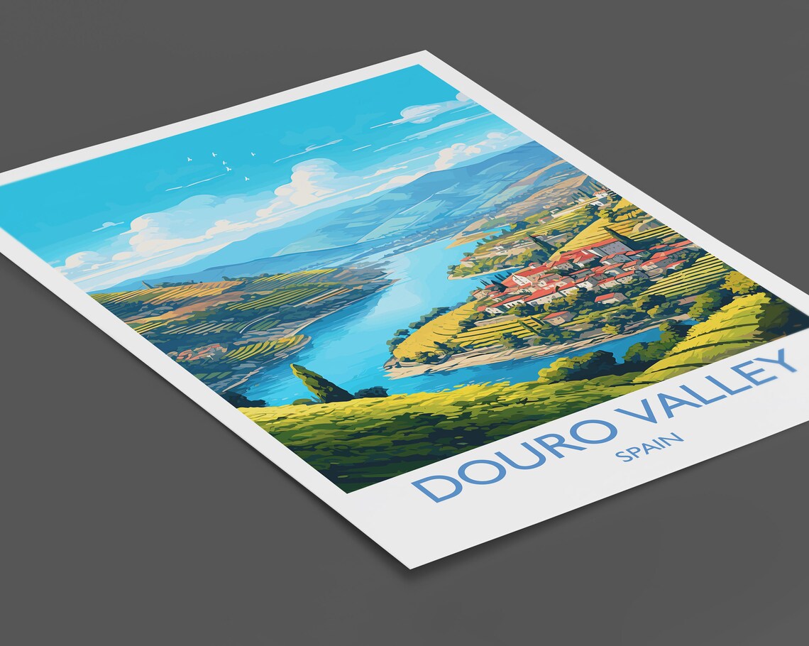 Douro Valley Travel Poster, Wine Region Art Print - Image 2