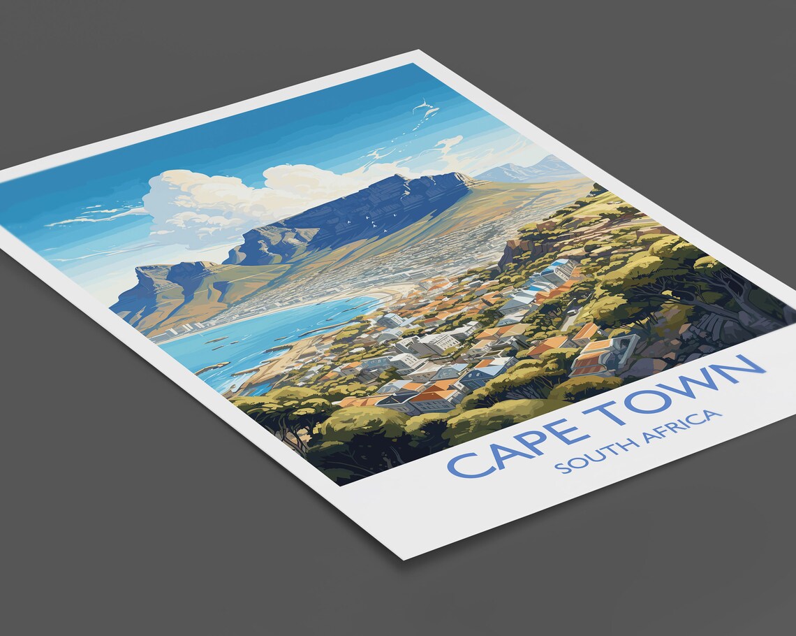 Cape Town Art Lovers Gift Wall Art Print - Image 2