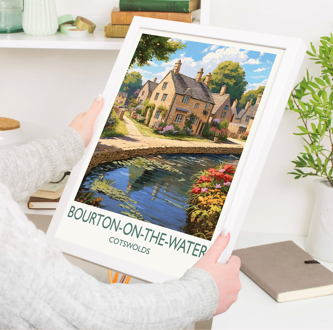 Bourton On The Water Travel Poster, Cotswolds England - Image 5
