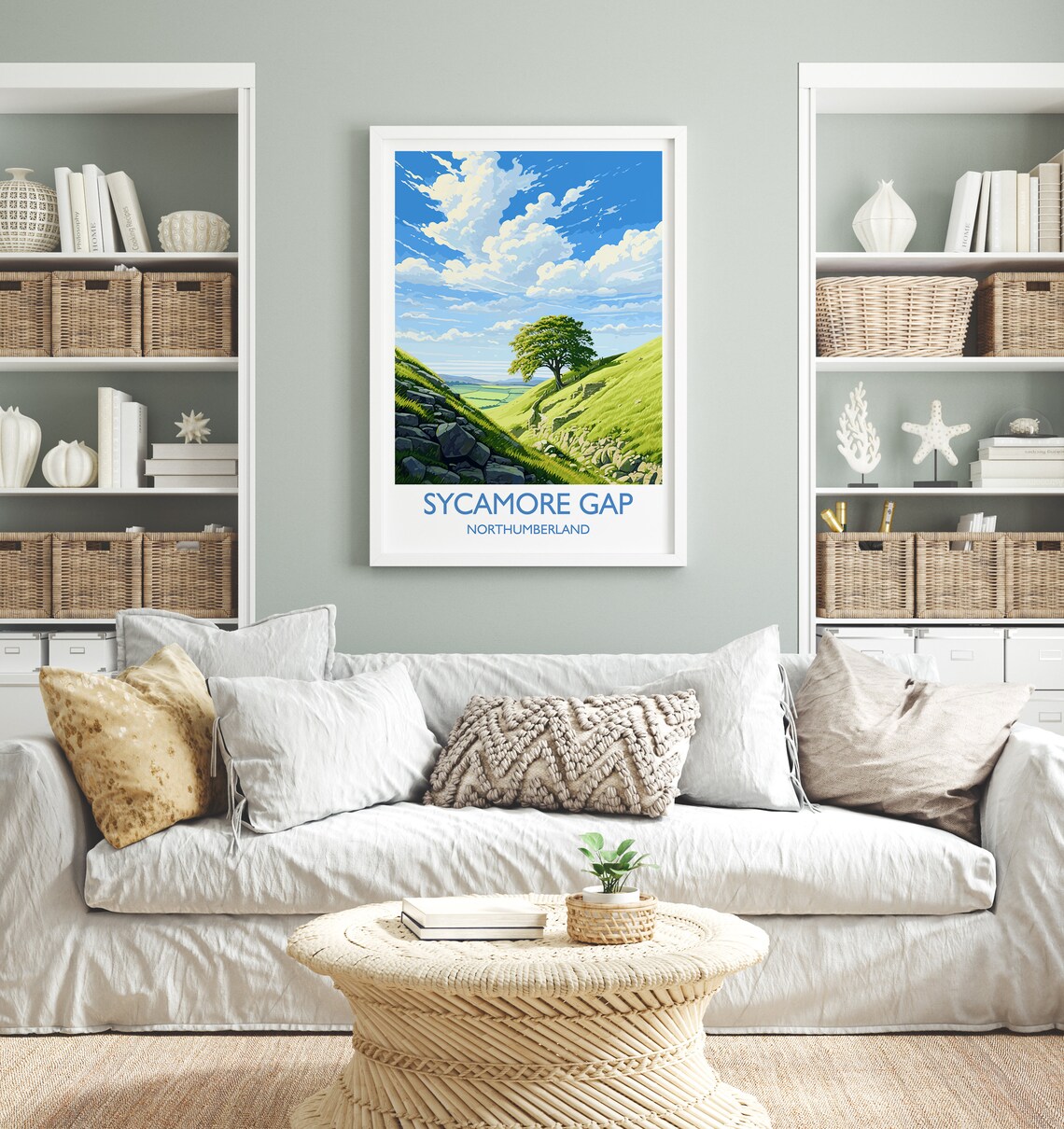 Sycamore Gap Travel Poster, Northumberland England - Image 4