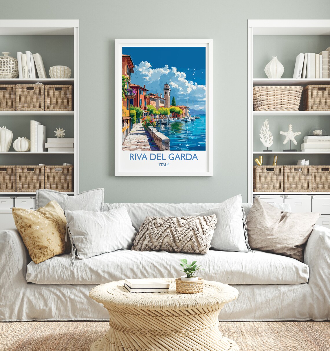 Riva Del Garda Travel Poster, Italian Lakes Art Print - Image 4