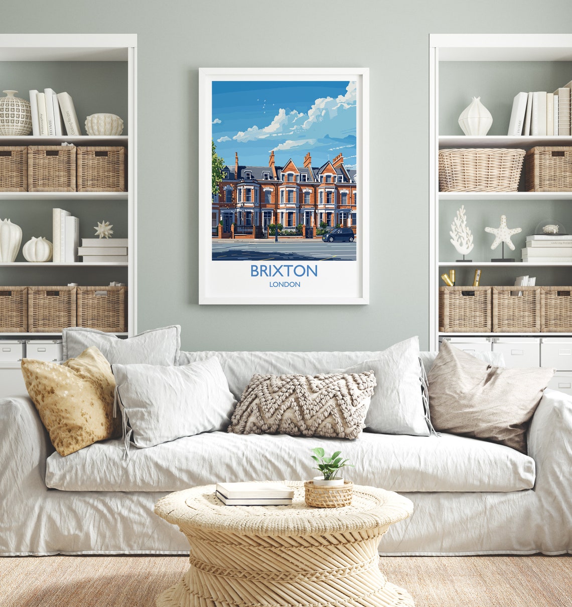 Brixton Travel Poster Travel Print Of Brixton London Poster Brixton Art Gift London Art Lovers Uk Travel Gift - Image 4