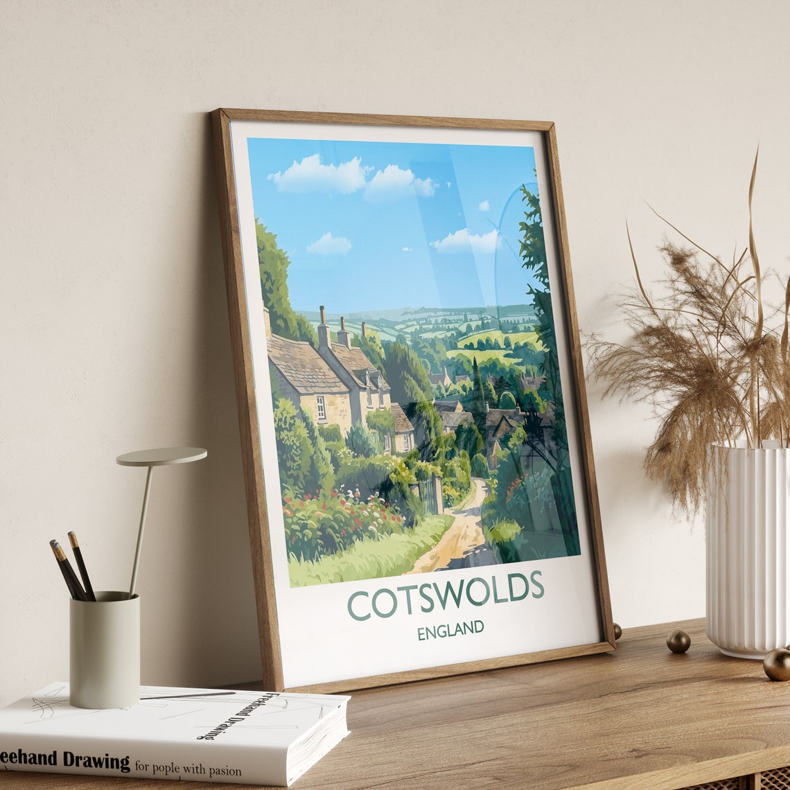 Cotswolds Gift Travel Poster - Image 4