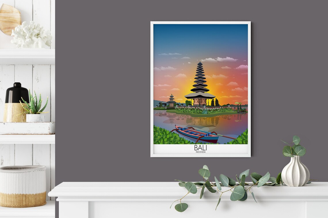 Bali Travel Poster, Indonesia Travel Print - Image 2
