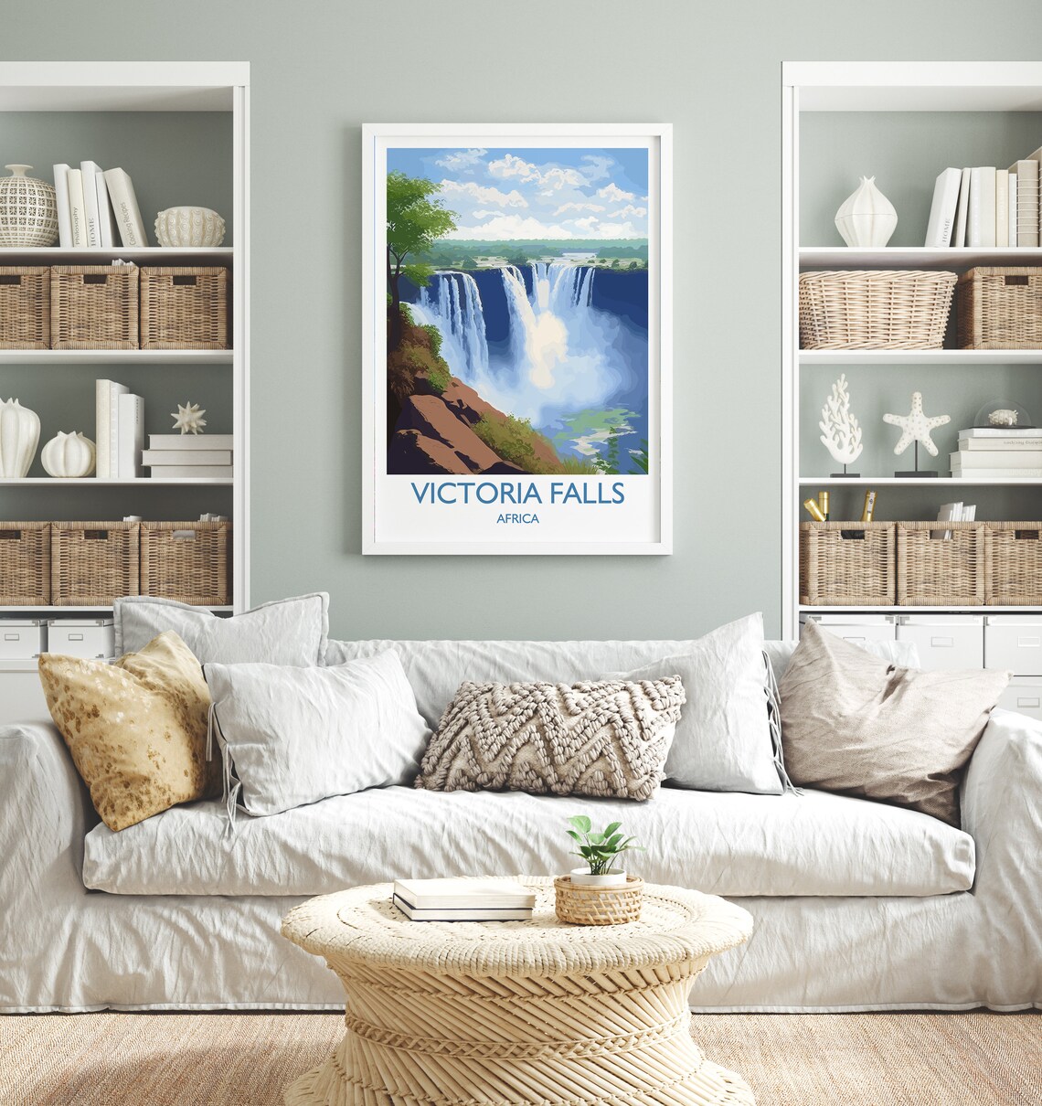 Victoria Falls Zimbabwe Africa Travel Poster - Image 4