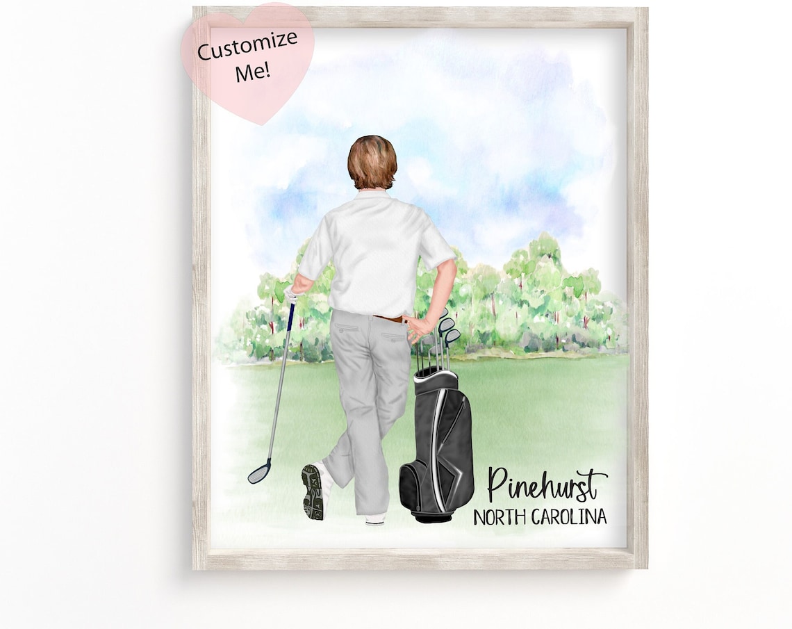 Personalized Golf Gift For Dad, Fathers Day Keepsake