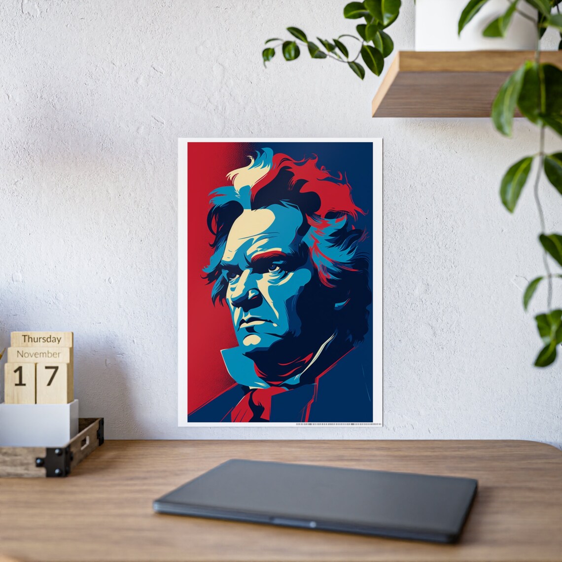 Ludwig Van Beethoven Travel Poster, Music Gift - Image 6