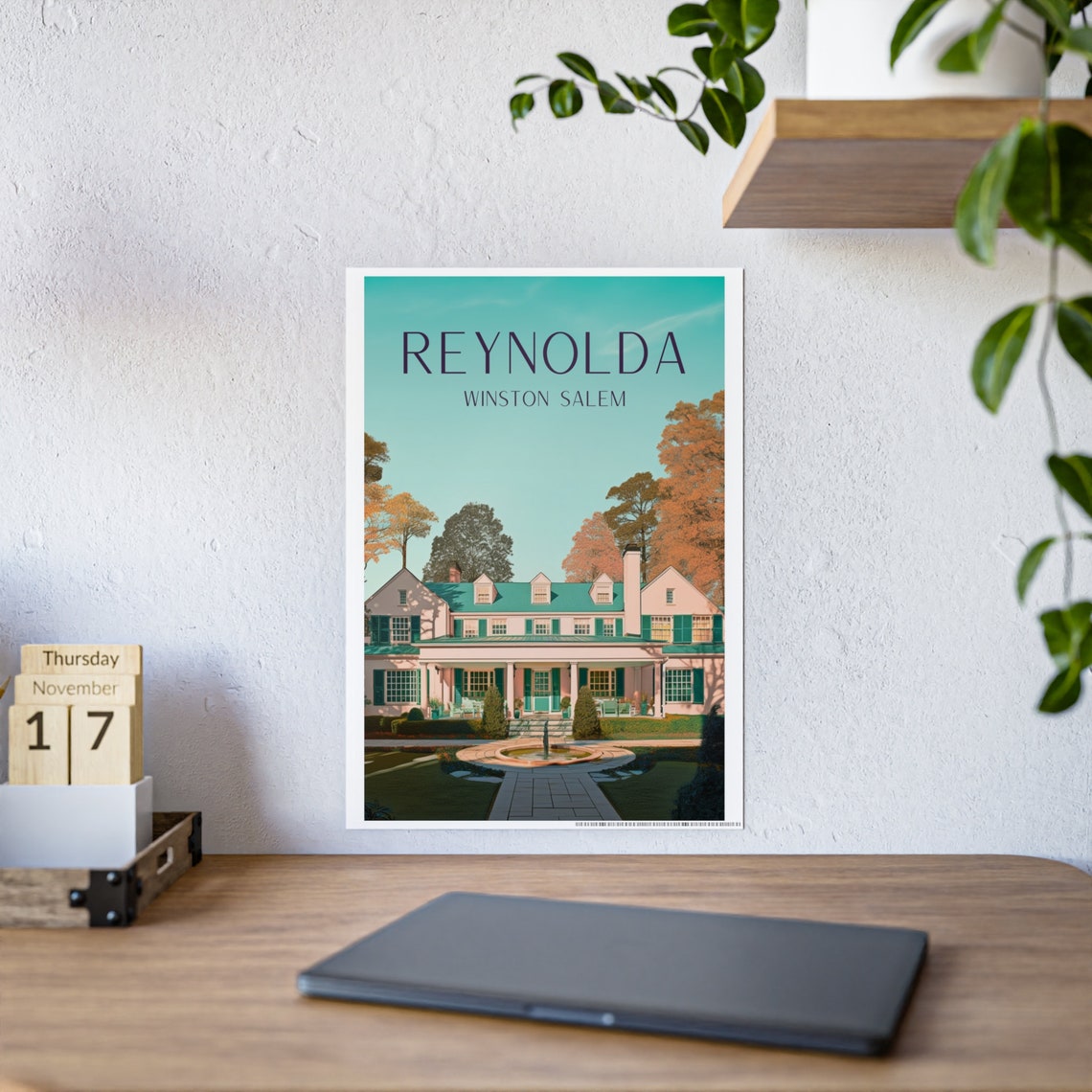 Reynolda House Travel Poster, Wake Forest - Image 6
