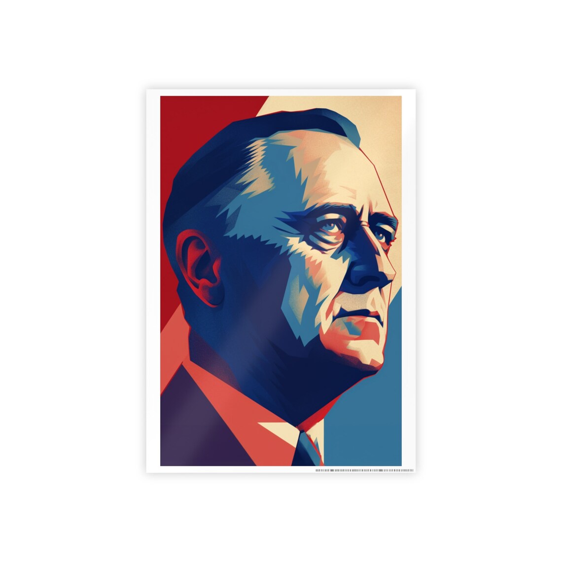 Franklin Roosevelt Campaign Poster, Gift Print - Image 4