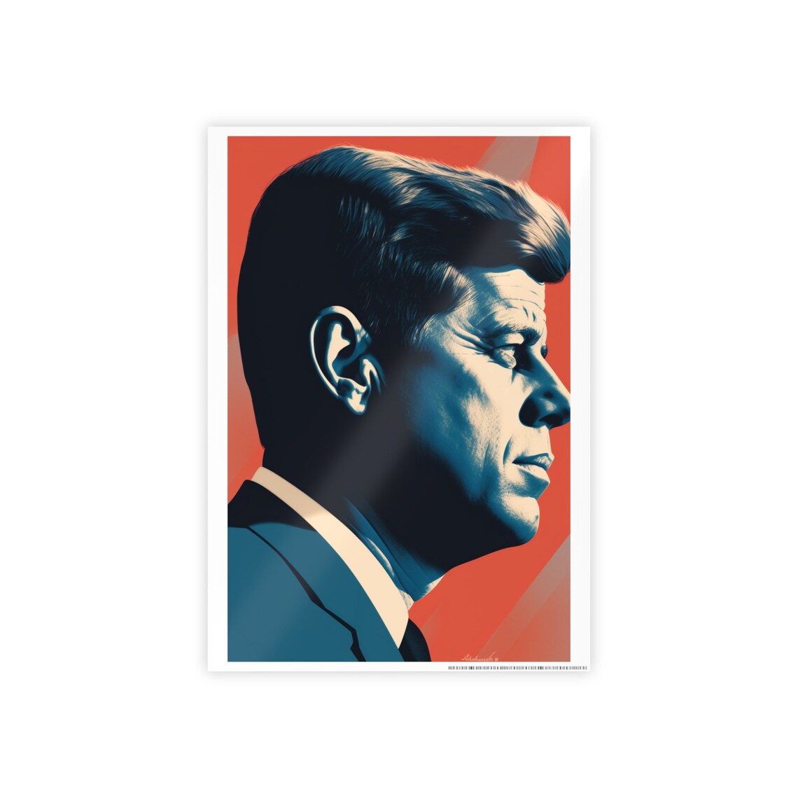 John F Kennedy Campaign Poster, Birthday Gift - Image 4