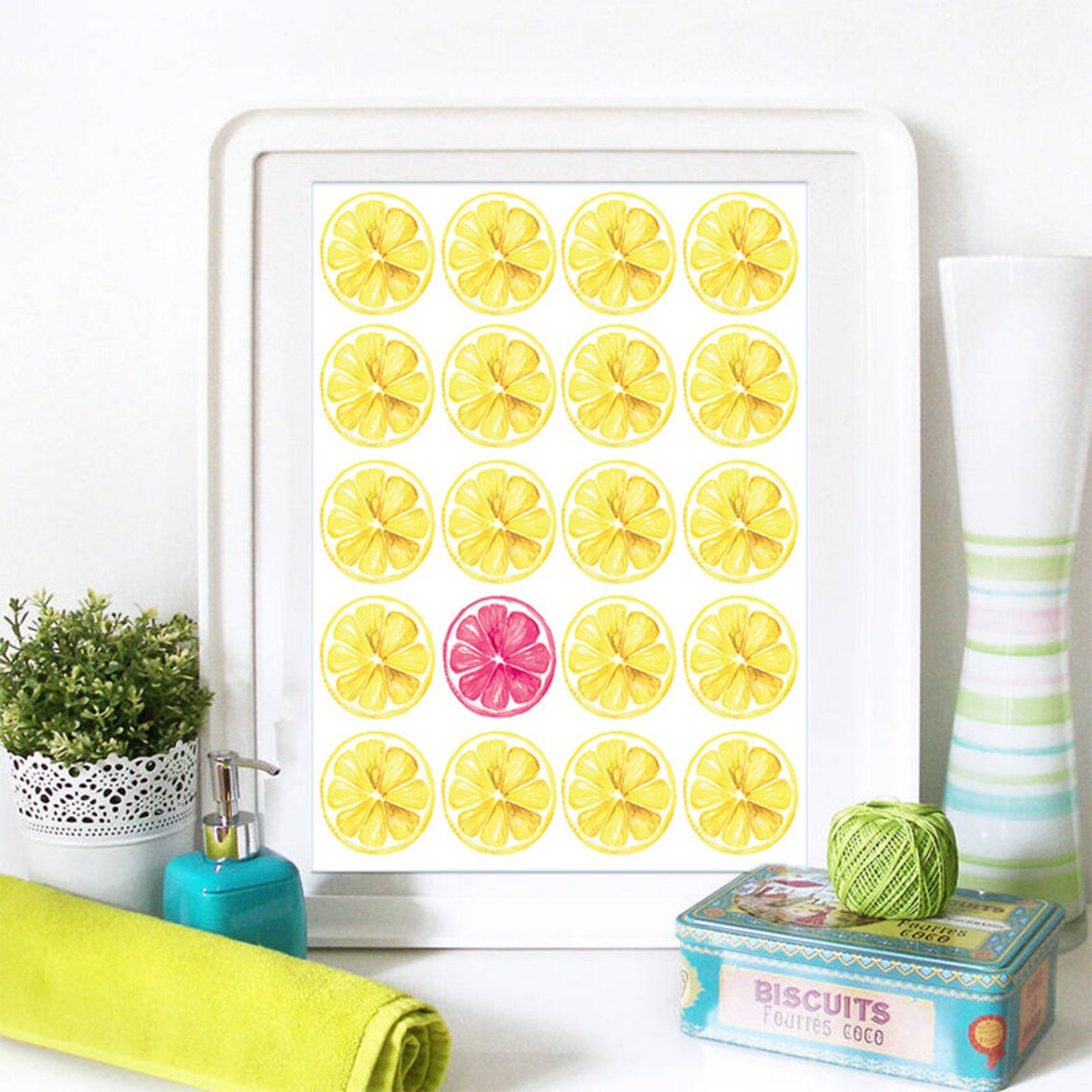 Motivational Pink Lemonade Whimsical Poster Print - Image 2