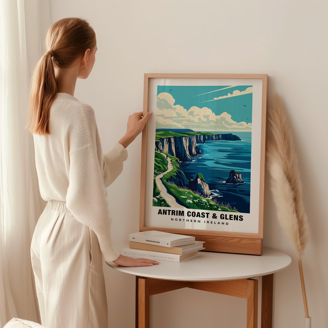 Antrim Coast Glens Print Northern Ireland Poster Antrim Coast Views Antrim Glens Antrim Coastline Northern Ireland Charm Antrim - Image 2