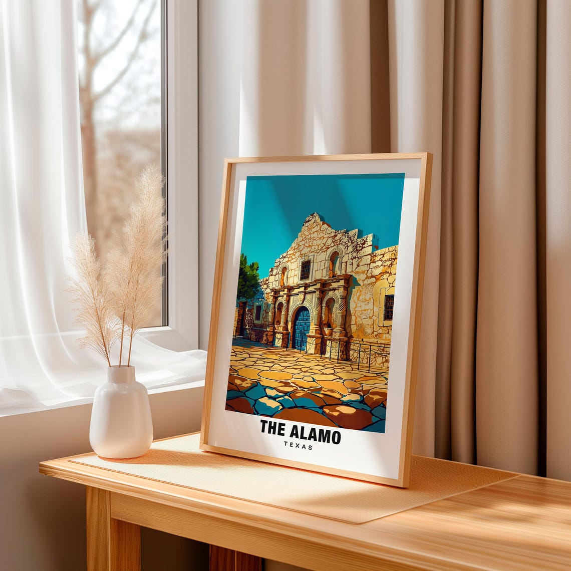 Alamo Print Texas Poster Alamo Views Alamo Landmarks Alamo City Texas Charm Alamo Beauty Alamo Art Alamo Heritage Texas Culture - Image 3