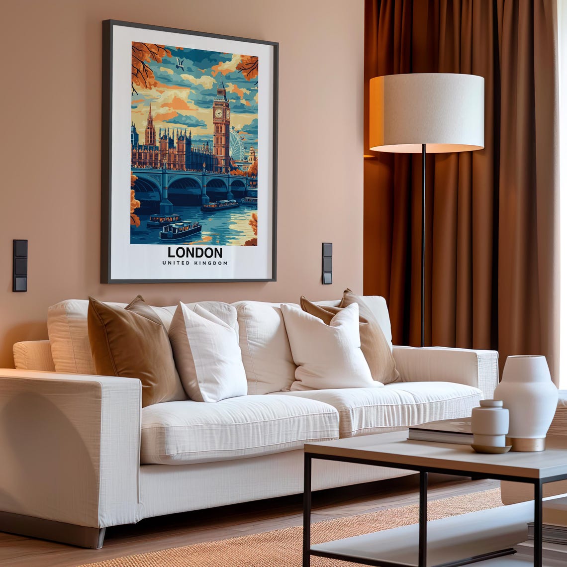 London Print England Poster Travel Wall Art Cityscape Print Uk Poster Urban Decor Scenic Art Historic Print Travel Poster - Image 4