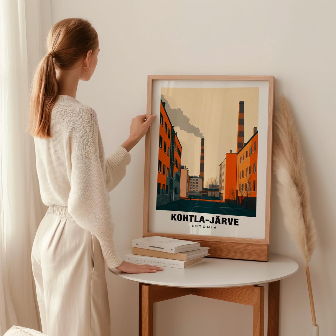 Kohtla Jrve Travel Print Wall Art Kohtla Jrve Estonia City Print Kohtla Jrve Travel Gift Kohtla Jrve City Poster Travel Gift Print - Image 2