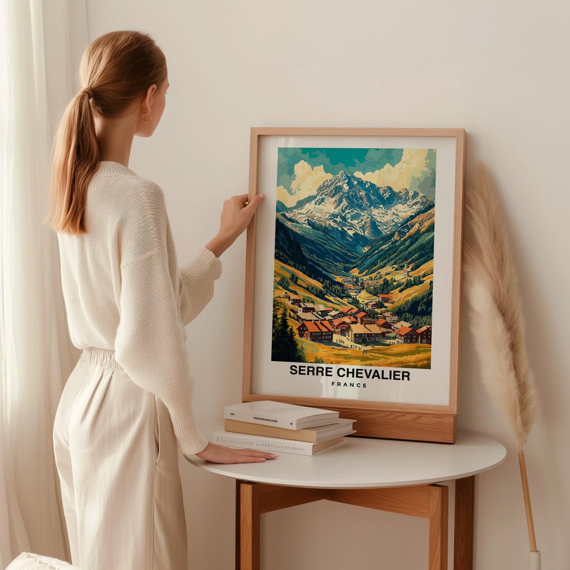 Serre Chevalier France Travel Print Wall Art Serre Chevalier France City Print Serre Chevalier France Travel Gift Serre Chevalier - Image 3