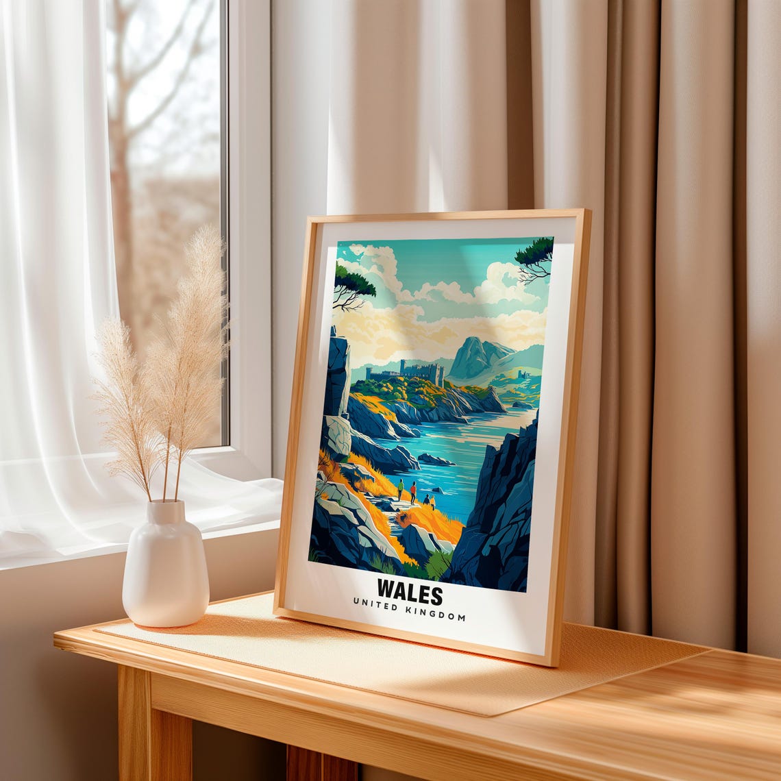Wales Print Wales Poster Wales Views Wales Coast Wales Mountains Wales Charm Wales Beauty Wales Heritage Wales Art Wales Art - Image 3