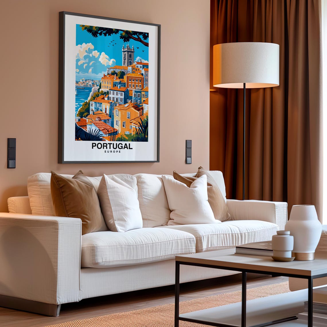 Portugal Poster Lisbon Lisbon Print Portugal Travel Gift Portugal Birthday Gift Wedding Gift Portugal Heritage - Image 4