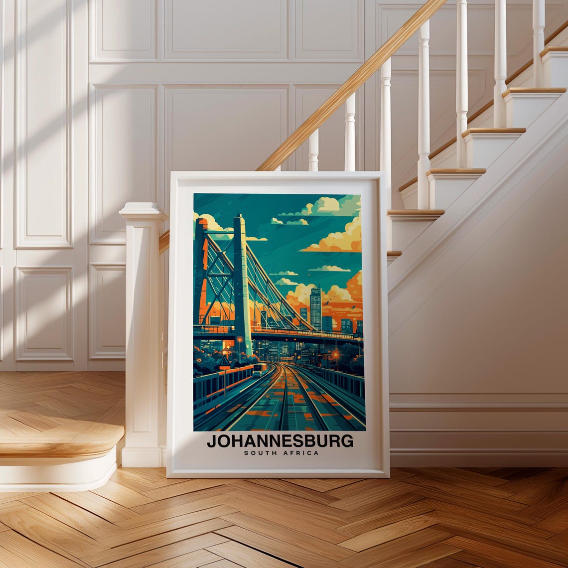 Johannesburg Poster South Africa South Africa Print Johannesburg Travel Gift Johannesburg Gift Birthday Gift