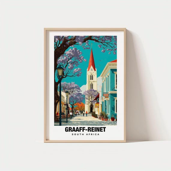 Graaffreinet Print South Africa Poster Views Art Charm Town Beauty Scenic Landscape
