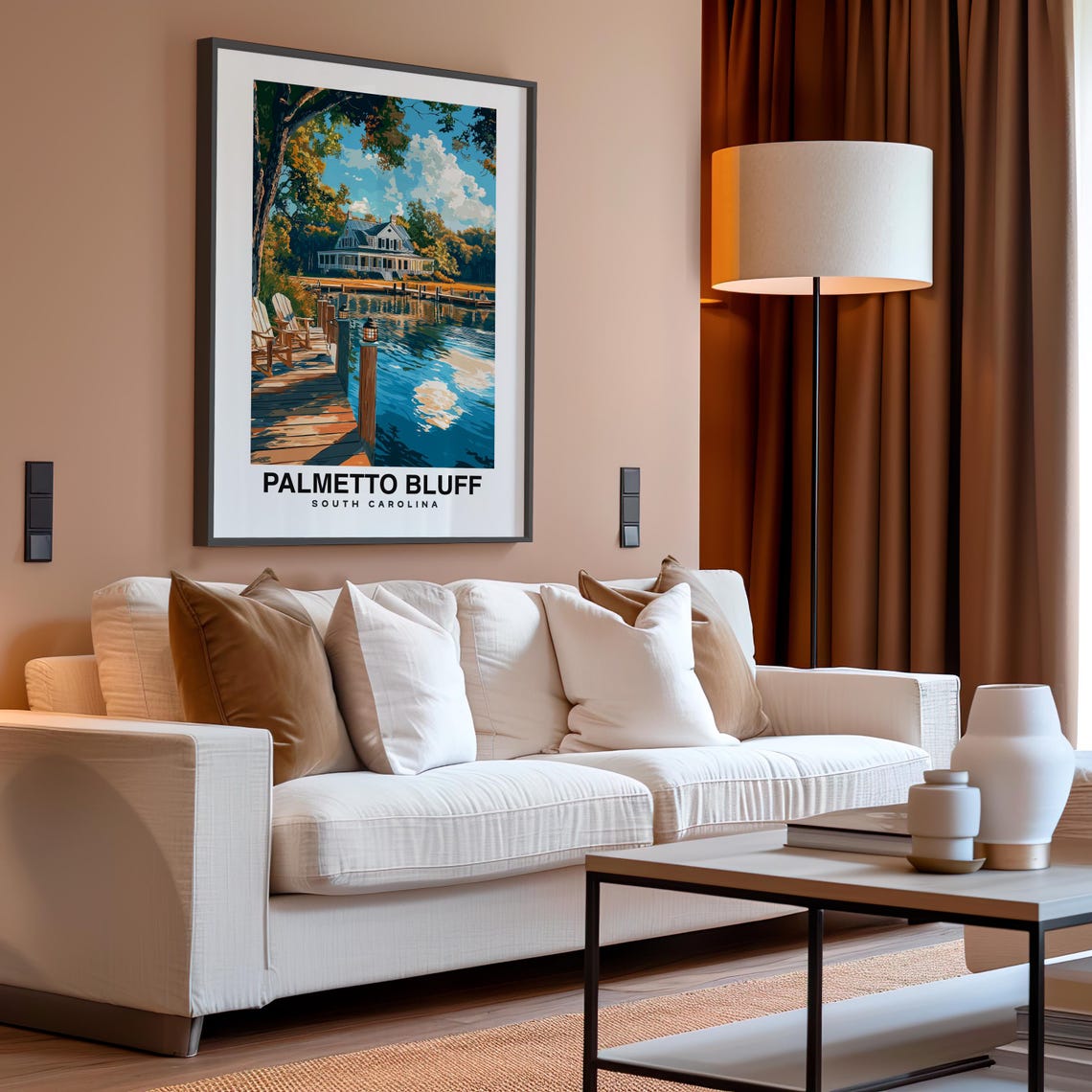 Palmetto Bluff Print South Carolina Poster Palmetto Bluff Views Palmetto Bluff Art Carolina Charm Palmetto Bluff Beauty Coastal Art - Image 4