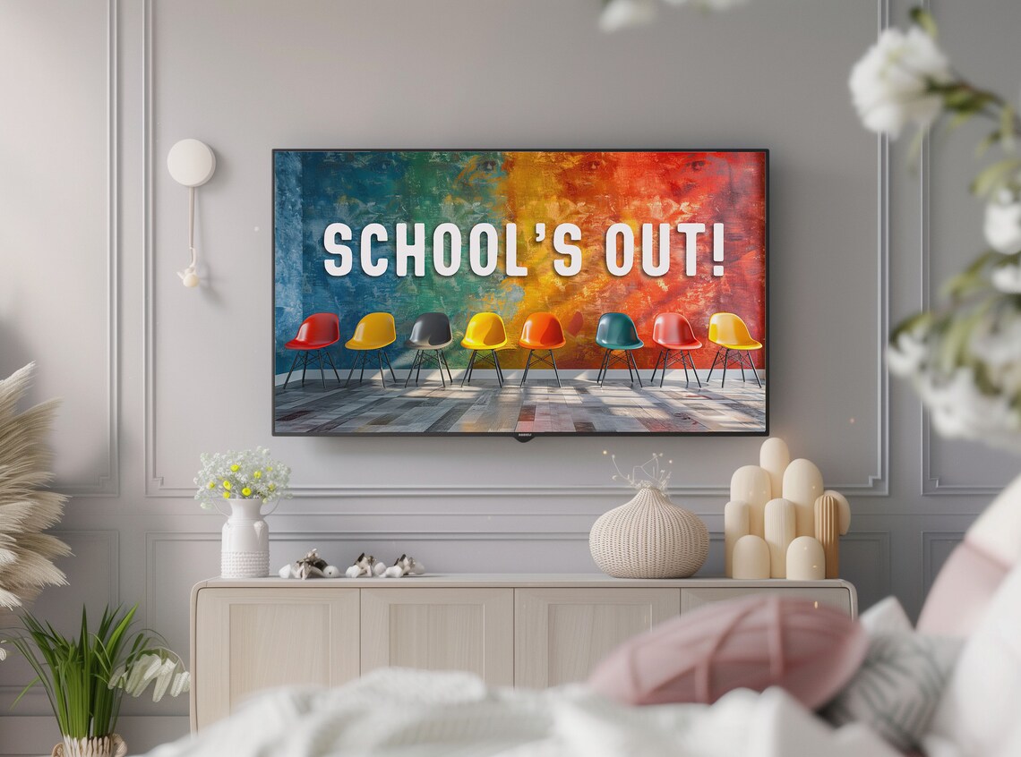 Last Day Of School, Schools Out Summer Vacation Poster - Image 2