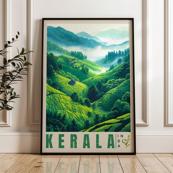 Munnar Tea Estates - Kerala Hiking Art