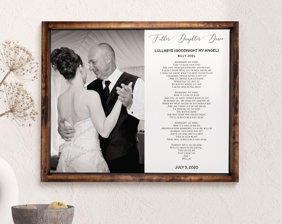 Custom Father Daughter Dance Art Print, Father's Day