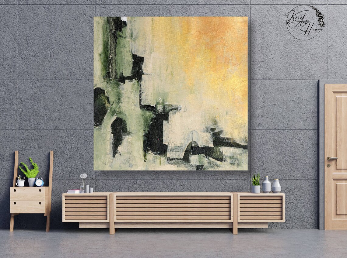 Abstract Acrylic Painting, Modern Wall Art Print - Image 3