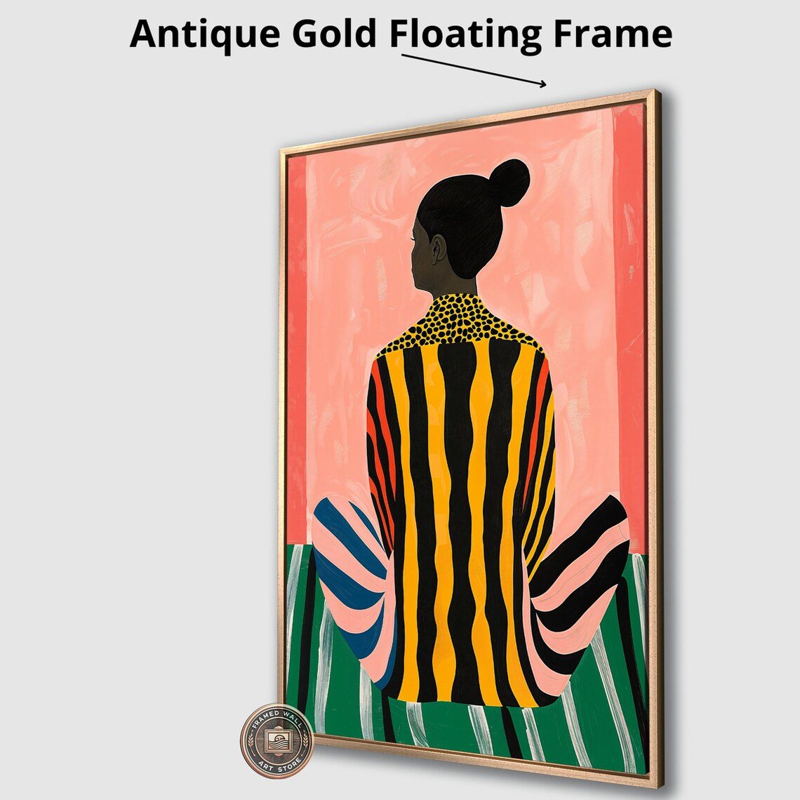 Modern Abstract Woman Minimalist Art Print, Boho - Image 4