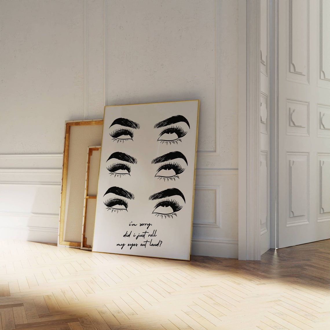 Did I Just Roll My Eyes Out Loud Funny Sassy Bold Eye Art Poster - Image 5